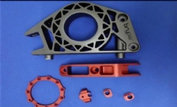 Aluminum Custom Race Car Part with Color Anodizing